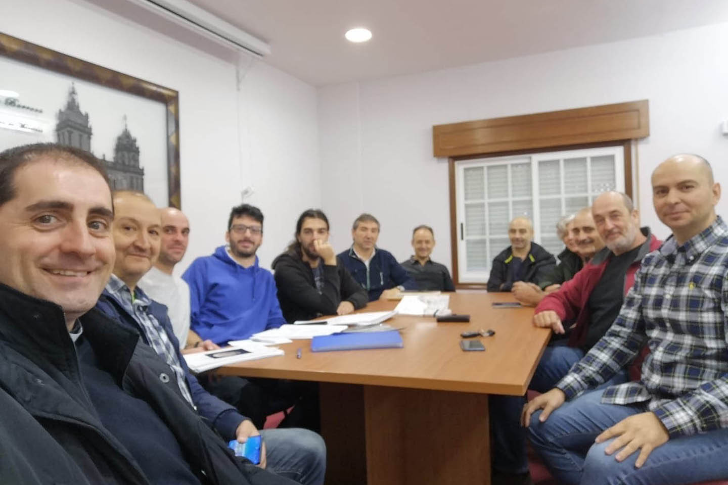 Membros da Asociación Amigos do Patrimonio de Toén