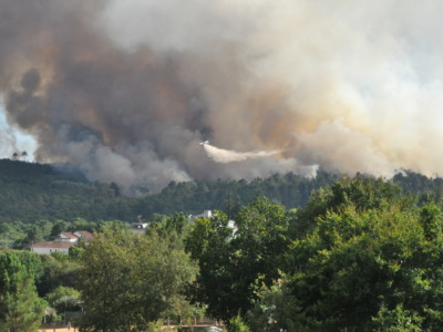 Incendio en Moreiras - Ourense